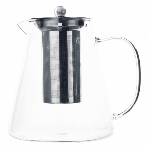 TEMPO-KONDELA KLARY, čajník se sítkem, 1,3 l, skleněný