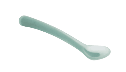 Suavinex Silikonová lžička HYGGE - ZELENÁ