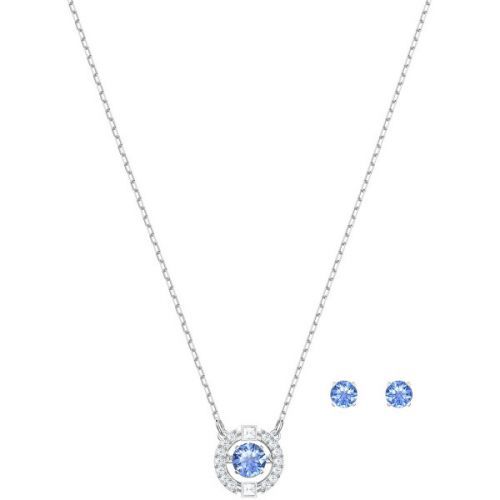 Swarovski Súprava šperkov s modrými kryštálmi SPARKLING DANCE 5480485