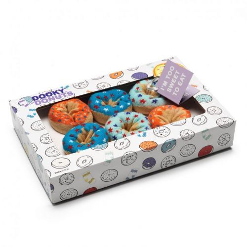 Dooky Gift DONUTS ponožky Blueberry Orange 3 páry