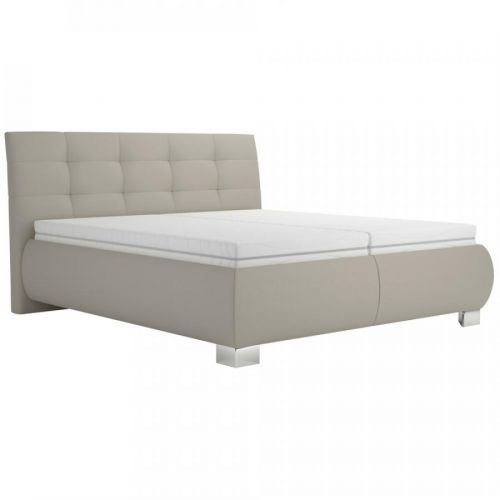 Čalúnená Posteľ S Roštom Universe, 180x200, Krémová
