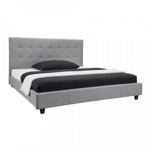 Čalúnená Posteľ Frederico, 180x200, Sivá
