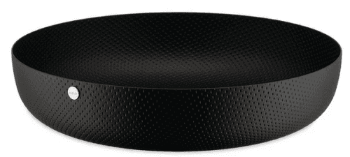 Misa na ovocie Texture Alessi 29 cm čierna