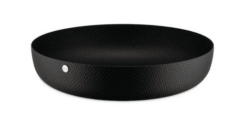 Misa na ovocie Texture Alessi 21 cm čierna