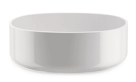 Výklopný zásobník Birillo Alessi 18 cm biela