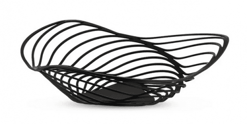 Misa na ovocie Trinity Alessi 26 cm čierna