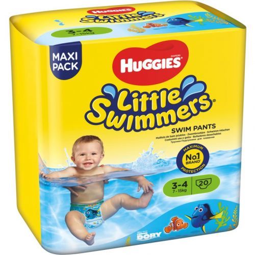 Huggies Little Swimmers 3-4 plienky do vody 7-15 kg 20 ks