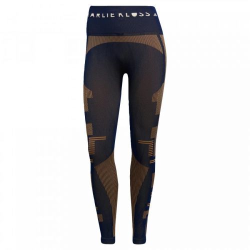 ADIDAS PERFORMANCE Športové nohavice 'adidas x Karlie Kloss'  indigo / koňaková