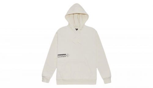 Converse Free World Pullover Hoodie Egret biele 10022725-A03