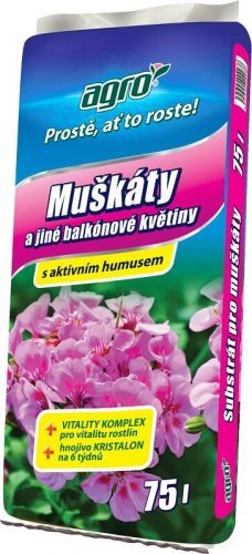 AGRO Substrát pro muškáty 75 l