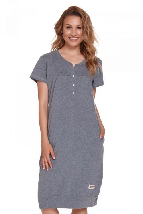 Doctor Nap Nightshirt TCB.4348 Dark Grey S