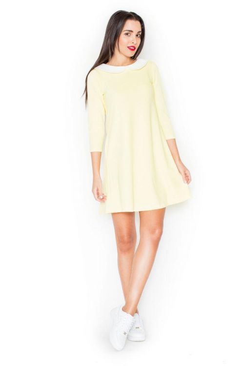 Lenitif Dress K218 Yellow L