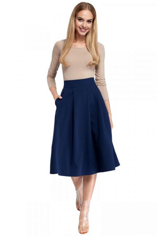 Made Of Emotion Skirt M302 Navy Blue L