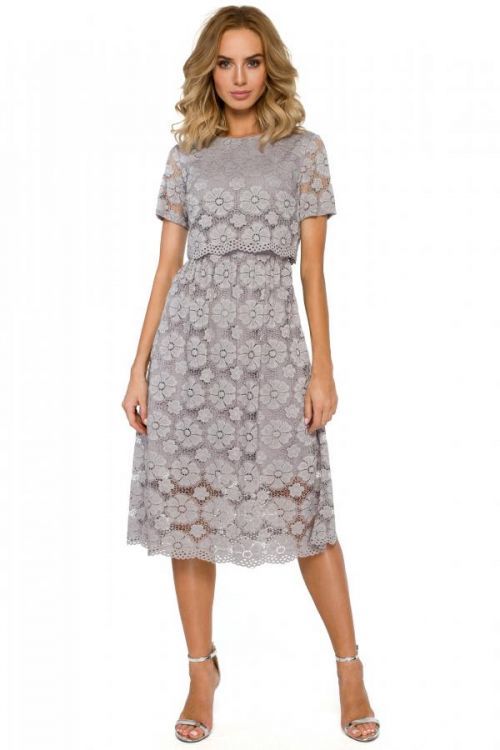 Made Of Emotion Dress M405 Grey L
