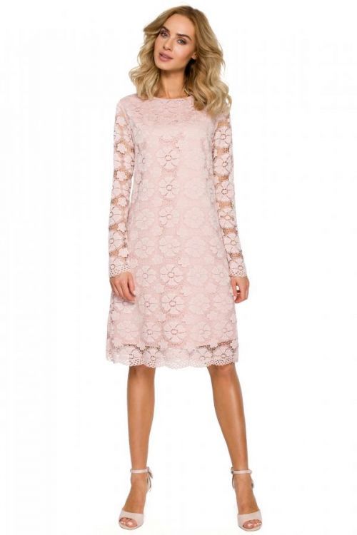Made Of Emotion Dress M406 Pink L