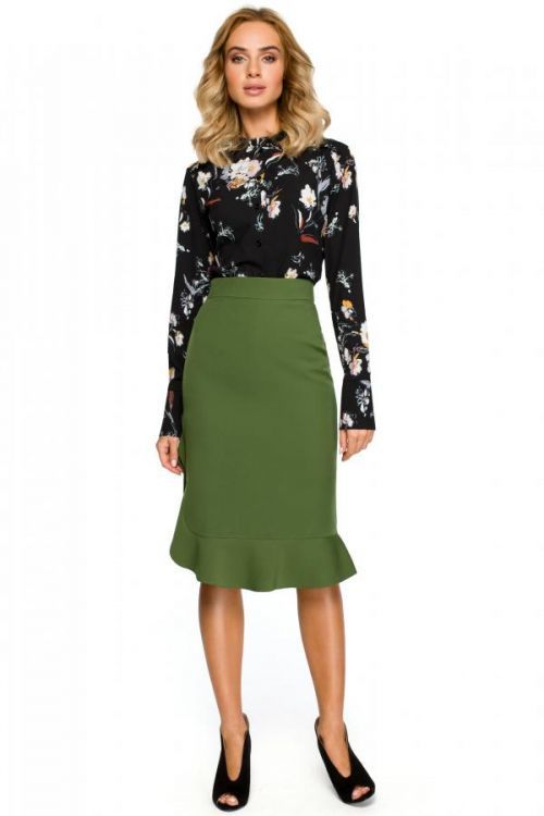 Made Of Emotion Skirt M407 Green L