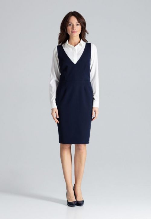 Lenitif Dress L039 Navy S