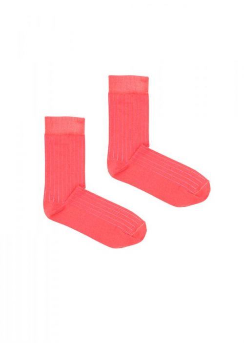 Kabak Socks Classic Ribbed Pink/Blue 36-41