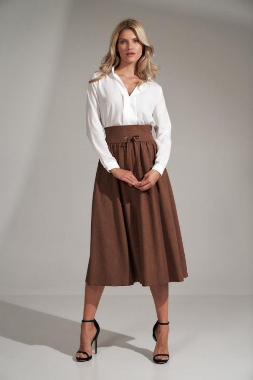 Figl Skirt M722 Brown S