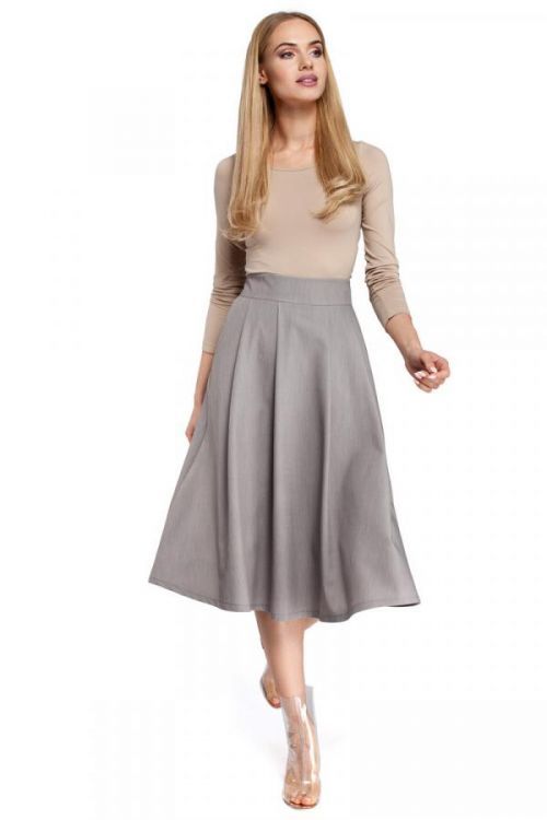 Made Of Emotion Skirt M302 Grey L