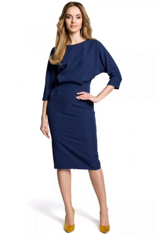 Made Of Emotion Dress M360 Navy Blue L