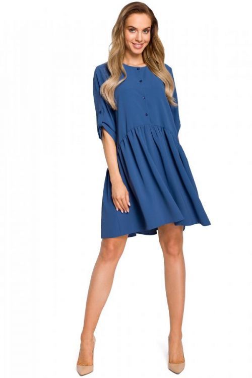 Made Of Emotion Dress M427 Blue L