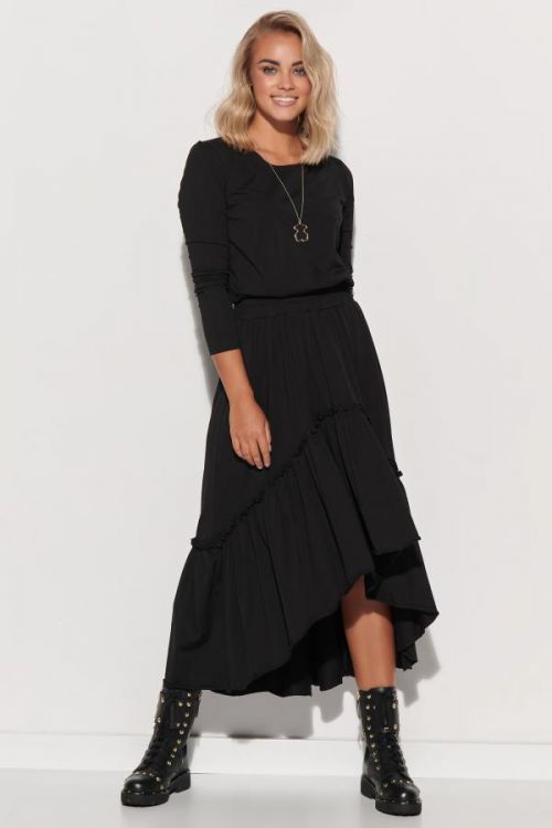 Makadamia Dress M573 Black 36/38