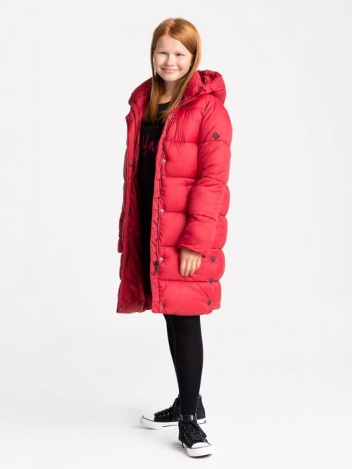 Volcano Regular Silhouette Coat J-Mulan Junior G22387-W22 Red 134-140