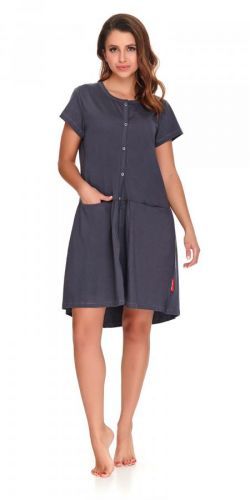 Doctor Nap Nightshirt TCB.9445 Graphite S