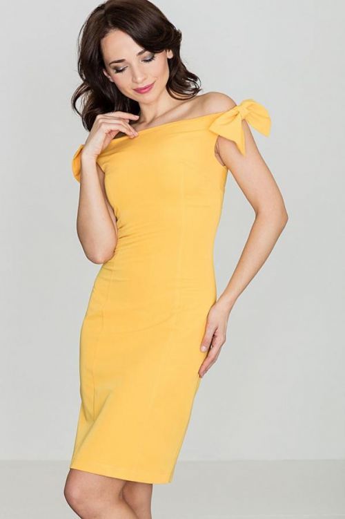 Lenitif Dress K028 Yellow XL