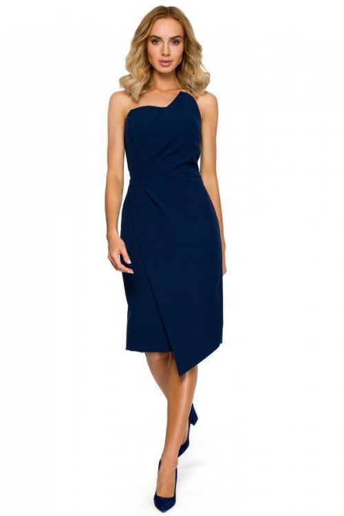 Made Of Emotion Dress M409 Navy Blue L