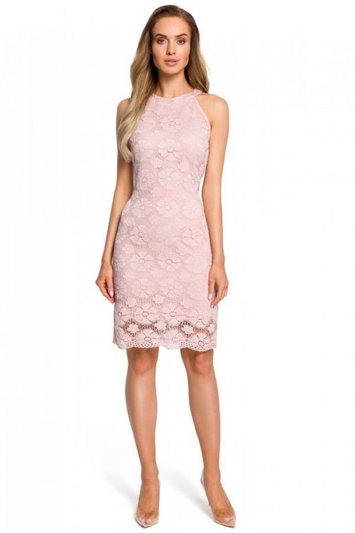 Made Of Emotion Dress M431 Pink L