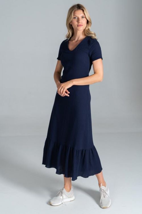 Figl Dress M827 Navy Blue S
