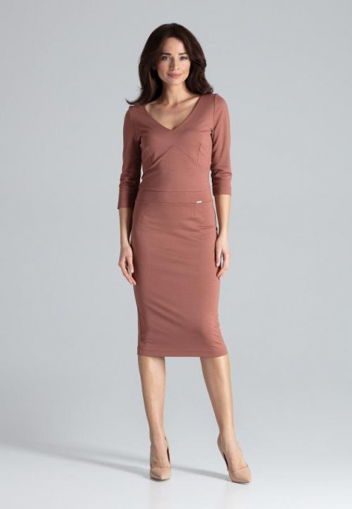 Lenitif Dress K476 Brown S