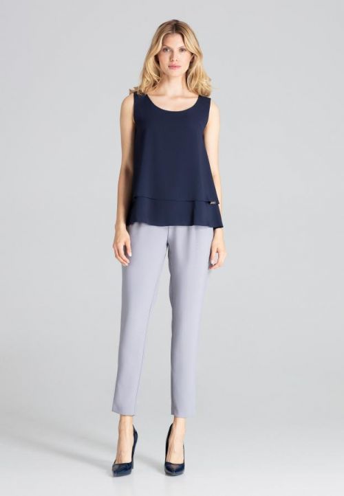 Figl Blouse M679 Navy S