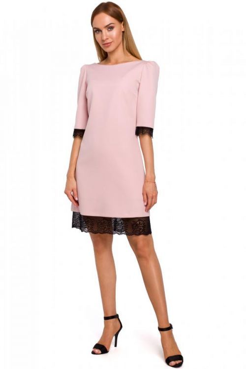 Made Of Emotion Dress M489 Powder Pink S