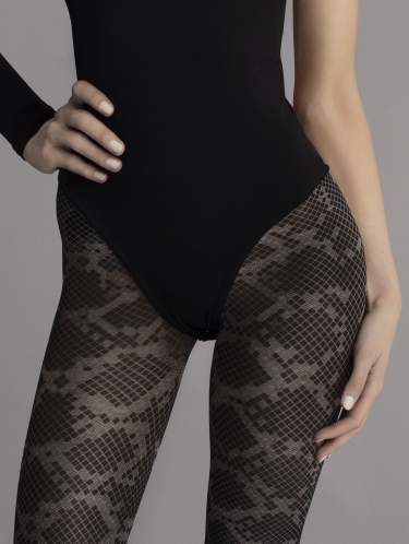 Fiore Tights City Jungle Black 40 Den 2