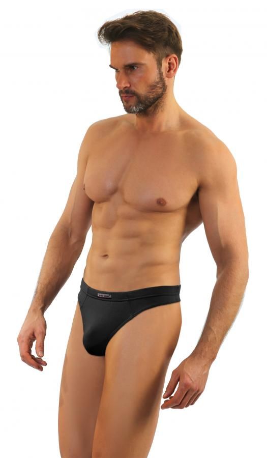 Sesto Senso Men Bold Thongs Comix Black M
