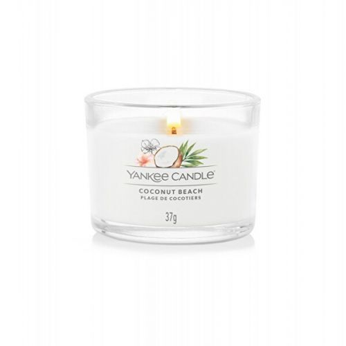 Yankee Candle Votívna sviečka v skle Coconut Beach 37 g