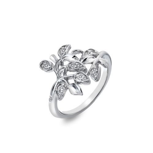 Hot Diamonds Slušivý strieborný prsteň Hot Diamonds Nurture DR233 51 mm