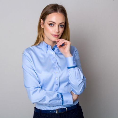 Dámska Košeľa s dlhým rukávom Willsoor Vzor 13420
