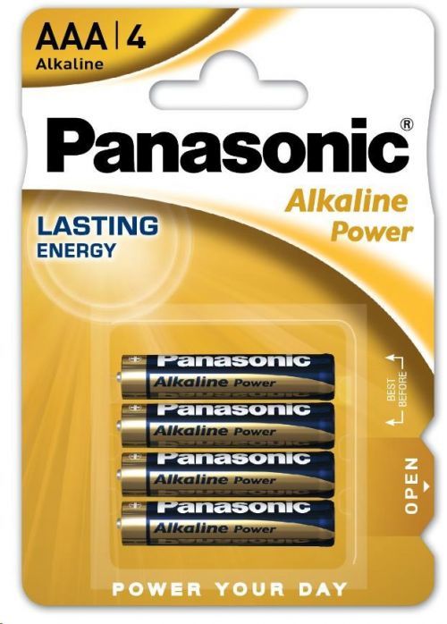 PANASONIC Alkalické batérie Alkaline Power LR03APB/4BP AAA 1, 5V (Blister 4ks)
