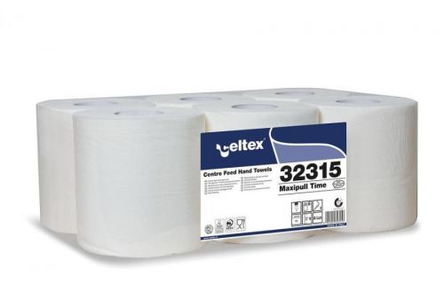 Ručníky pap. Celtex Maxi Pull time bílý 2vrs. 6rolí prodej po balení