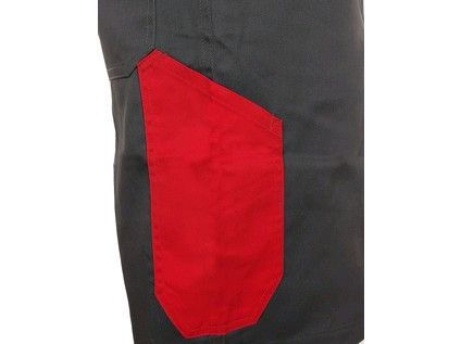 Zahradníky CXS PHOENIX CRONOS, šedo-červená, vel. 58