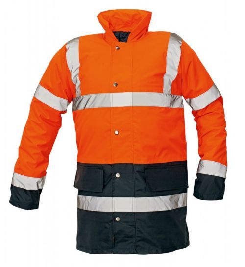SEFTON bunda HV oranžová/navy L