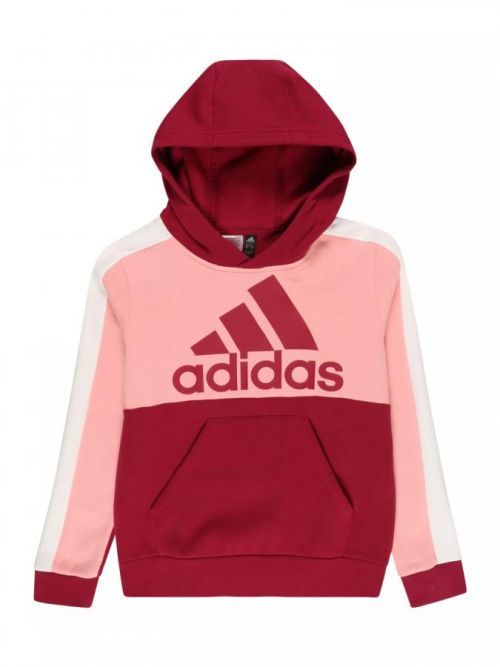 ADIDAS PERFORMANCE Športová mikina  burgundská / ružová / biela