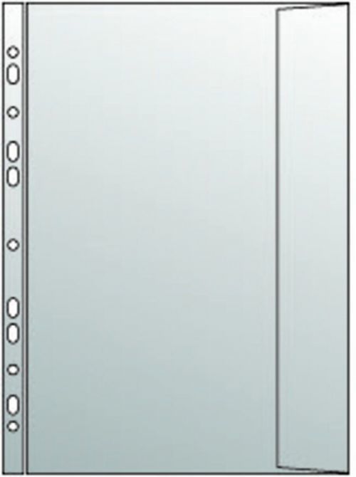 Obal A4 s klopou 238x310mm čirý eurozávěs PP 110mi 10ks