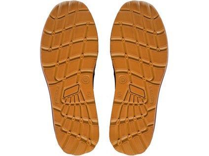 Obuv polobotka CXS TEXLINE CRES S1, s ocel.šp., černo-oranžová, vel. 47