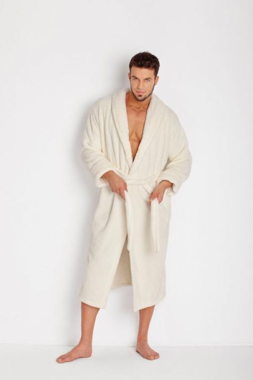DKaren Male Housecoat 130 Ecru M ecru