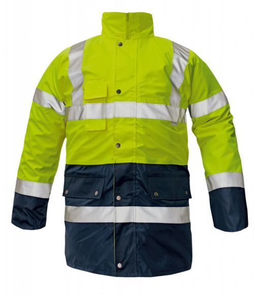 BI ROAD bunda HV žlutá/navy L